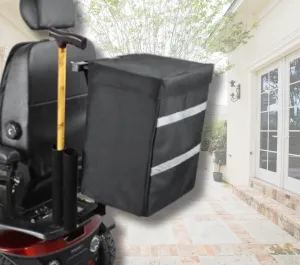 Mobility Scooter Rear Bag and Cane Holder