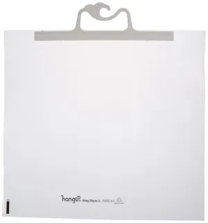 Monaco Hangup Portable Original Bag, 13-1/2 X 13-1/2 in, 4 mil Polyethylene, Clear, Pack of 10