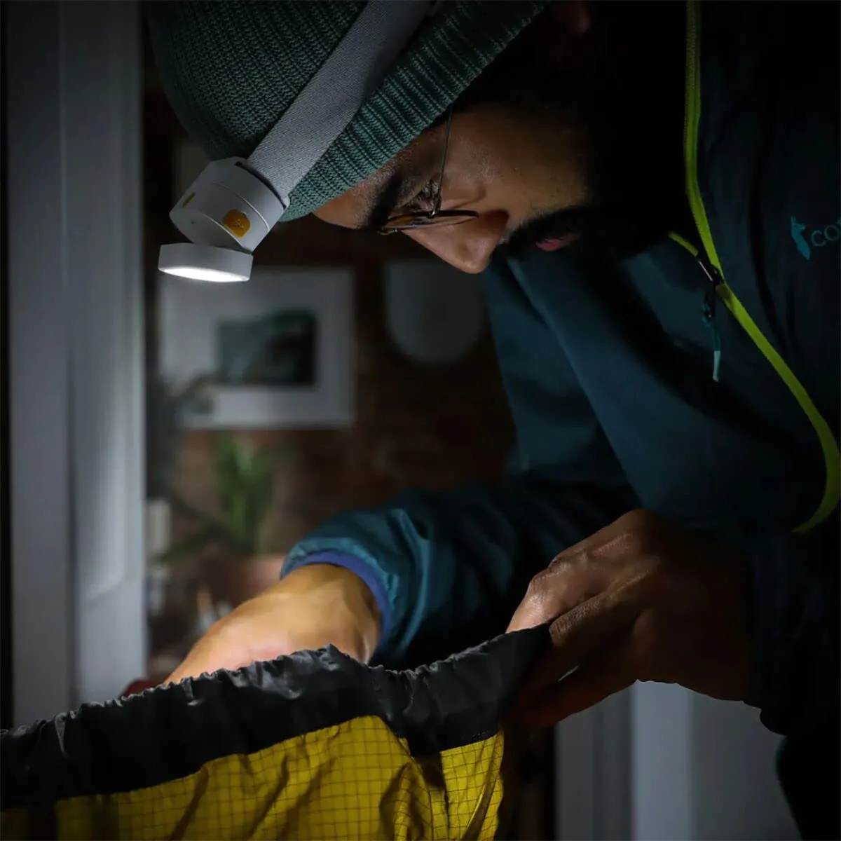 MPOWERD Luci Beam: 2-in-1 LED Solar Powered Headlamp and Flashlight