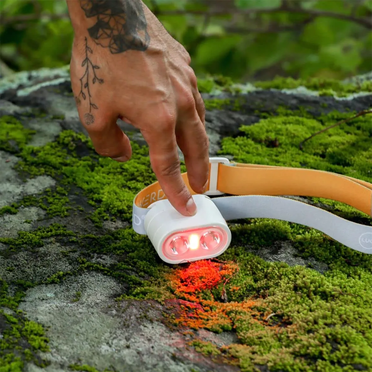 MPOWERD Luci Beam: 2-in-1 LED Solar Powered Headlamp and Flashlight