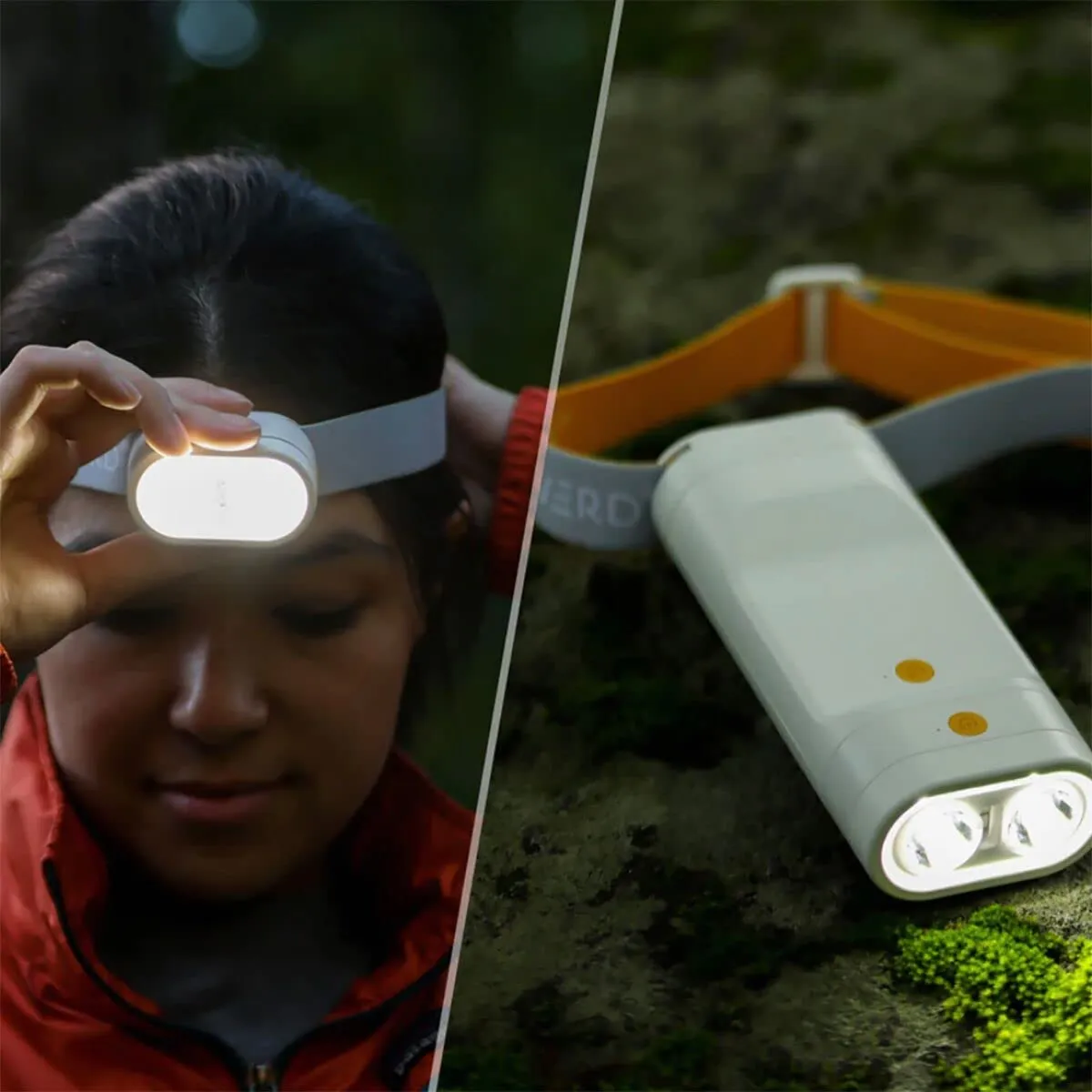 MPOWERD Luci Beam: 2-in-1 LED Solar Powered Headlamp and Flashlight