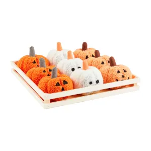 Mud Pie Mini Shearling Pumpkins