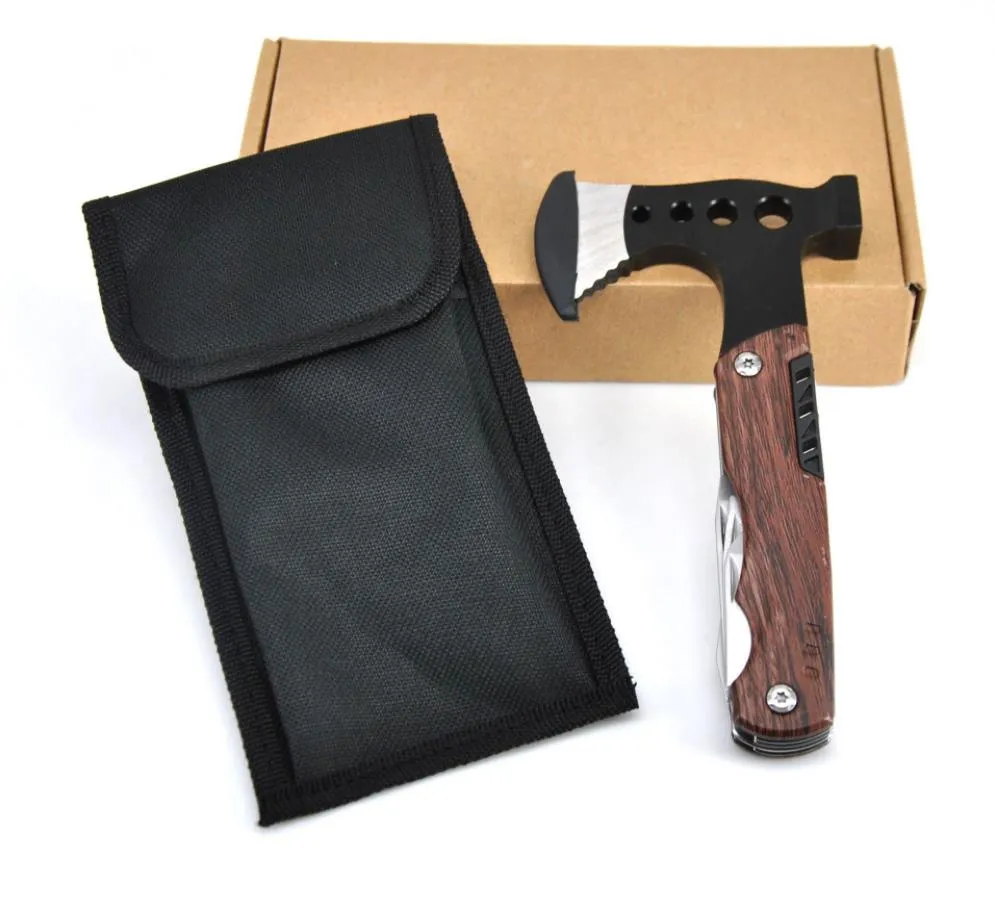 Multi-function 10 in 1 Hammer & Axe
