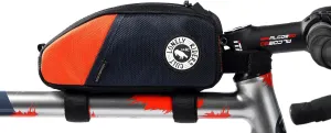 NOMADPAK: TREKKING PRO 1.2L Top Tube Bag (Navy-Orange)