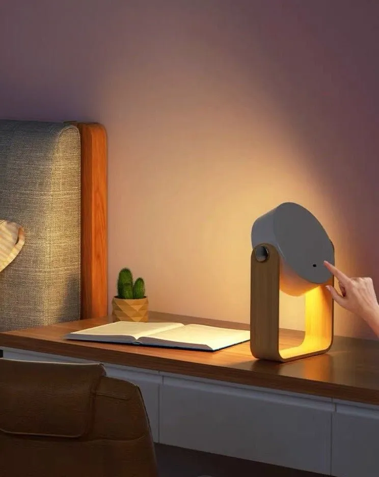 Nordic Foldable Portable Lantern Bedside Table Lamp, Dimmable Nursery Emergency Light by INSPECIAL HOME