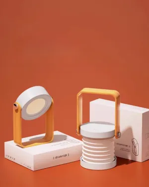 Nordic Foldable Portable Lantern Bedside Table Lamp, Dimmable Nursery Emergency Light by INSPECIAL HOME