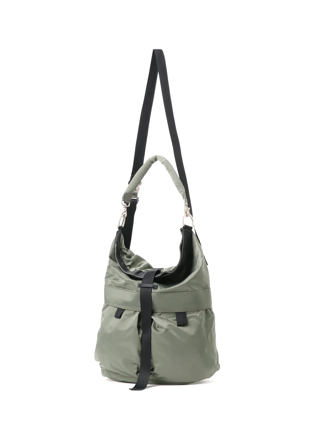 NYLON TWILL 2WAY HELMET SHOULDER BAG