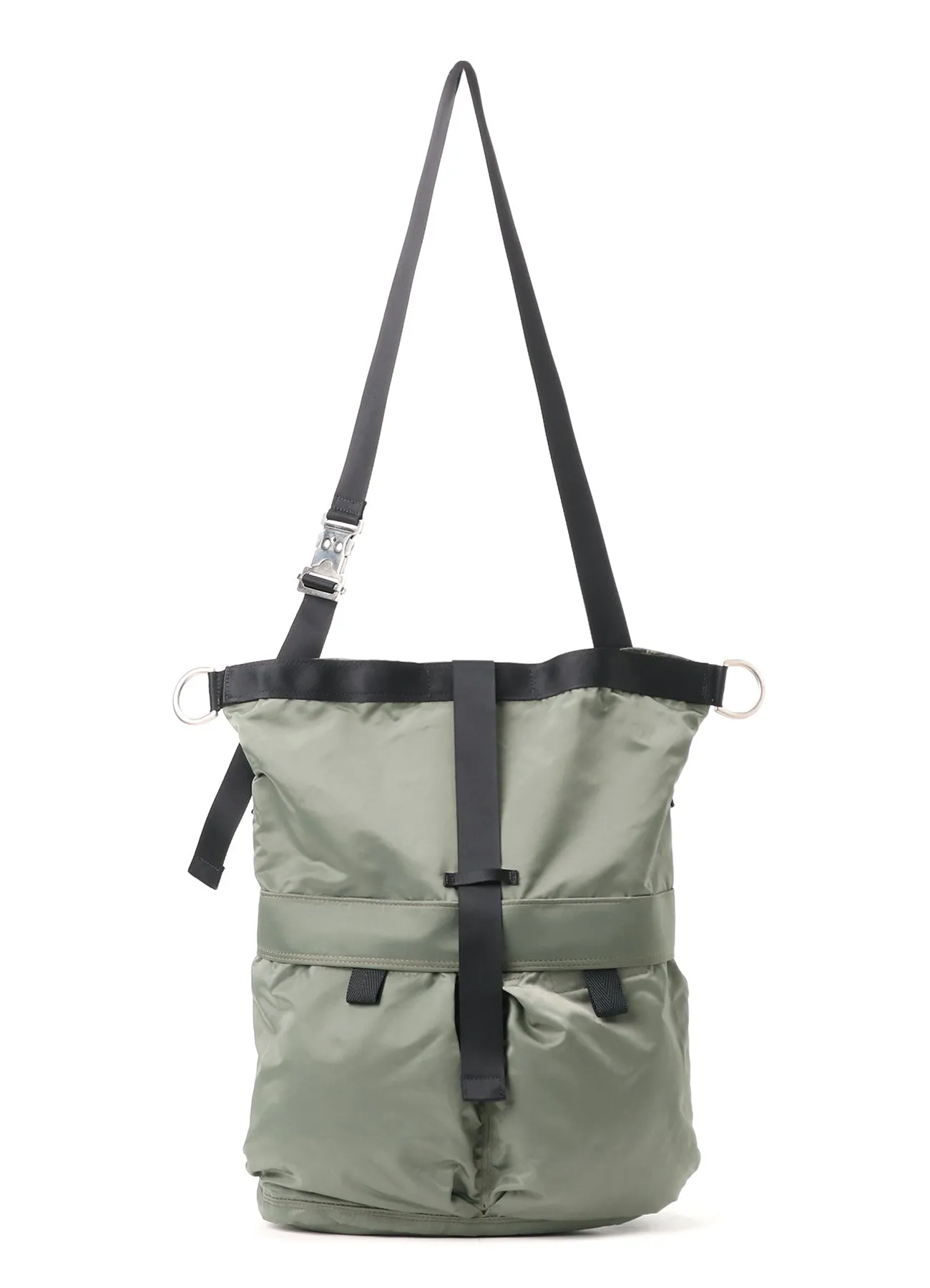 NYLON TWILL 2WAY HELMET SHOULDER BAG