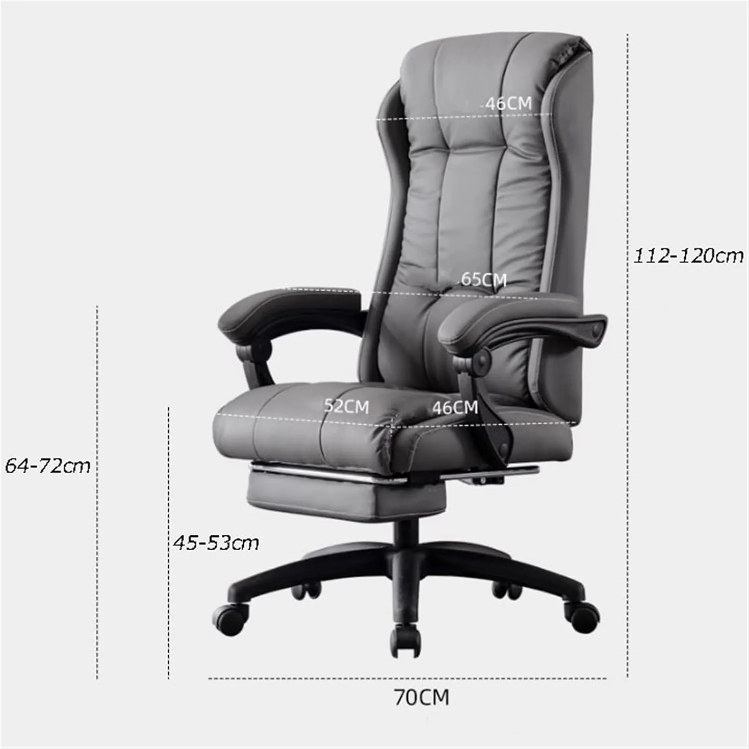 Office Chair Home Computer Chair Comfortable Reclining Office Chair Ergonomic Chair Gaming High Back Chair Home Office Desk Chairs(C)