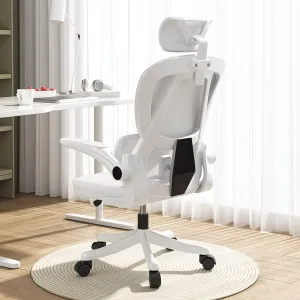 Office Chair Mesh Desk Chair, Ergonomic High-Back Rolling Gaming Work Chairs with Wheels and Adjustable Headrests