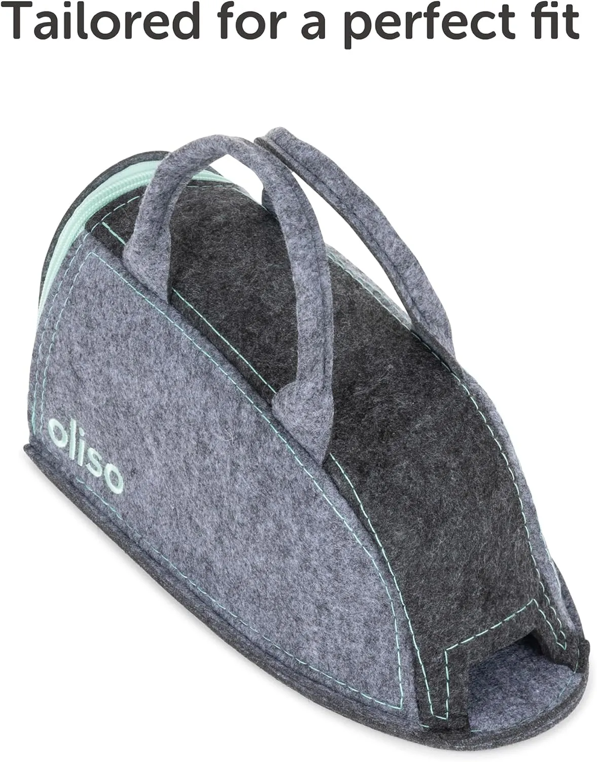oliso Carry Bag M3Pro and M2Pro Mini Irons - Fits Most Mini Travel Size Irons, Ideal for Travel or Storage - Aqua