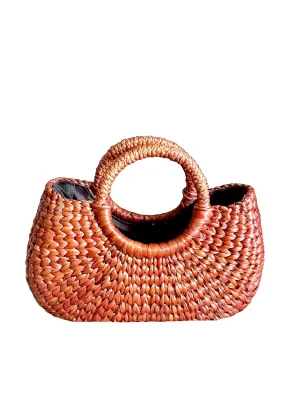 Orange Color Straw Basket Bag,Mini Straw Bag,Straw Basket Bag,Market Basket Bags,Summer Straw Bag,Straw Basket Tote,Straw Basket Purse,Straw Tote Beach Bag