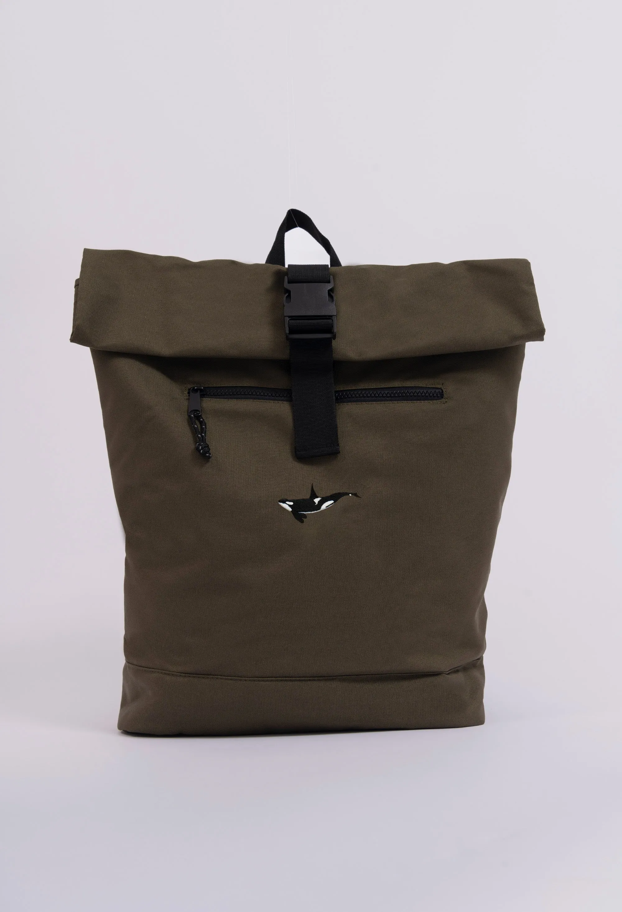 orca recycled roll-top backpack