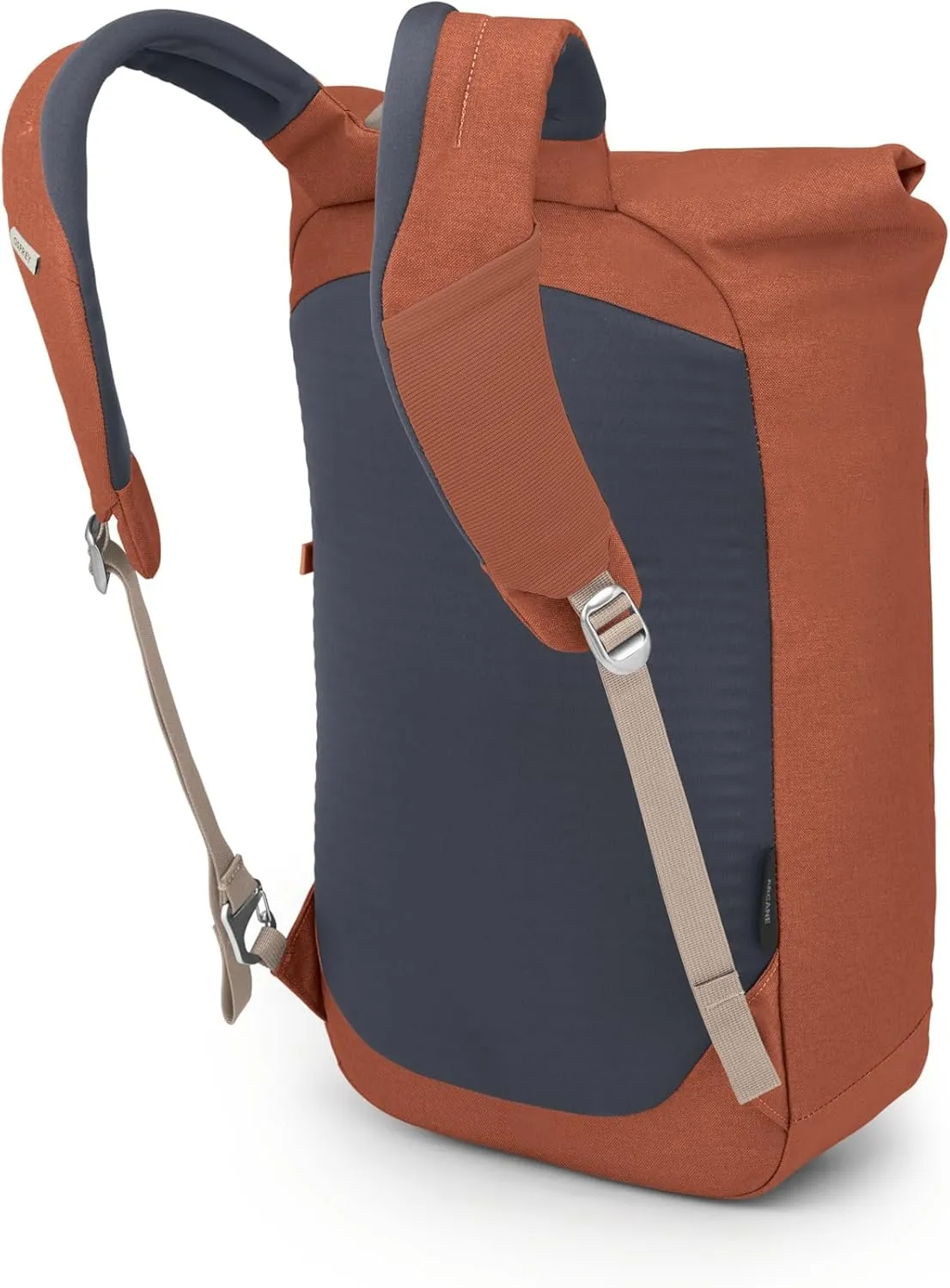 Osprey Arcane Roll Top Commuter Backpack, Porcelain Orange Heather