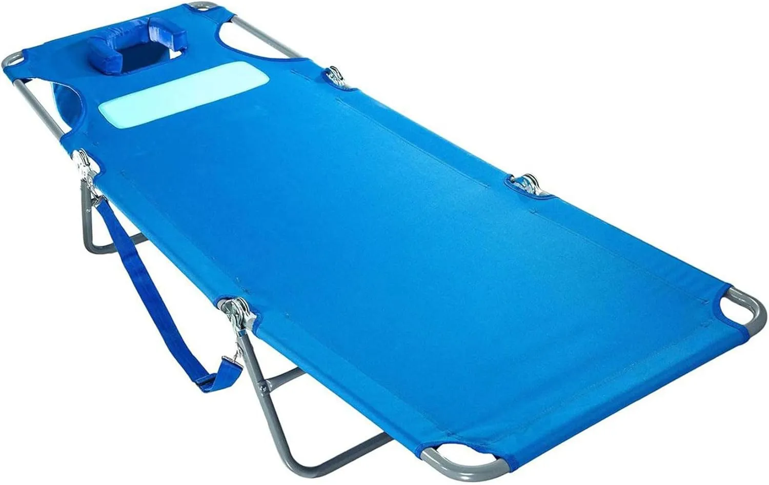 Ostrich Comfort Lounger Face Down Sunbathing Chaise Lounge Beach Chair, (2 Pack)