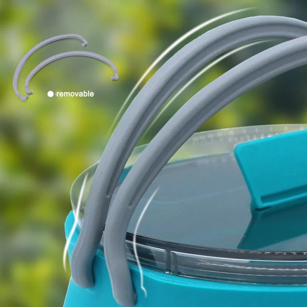 Outdoor Silicone Folding Kettle: Portable Camping Teapot with Handle for Travel, Fishing, and Boiling Water