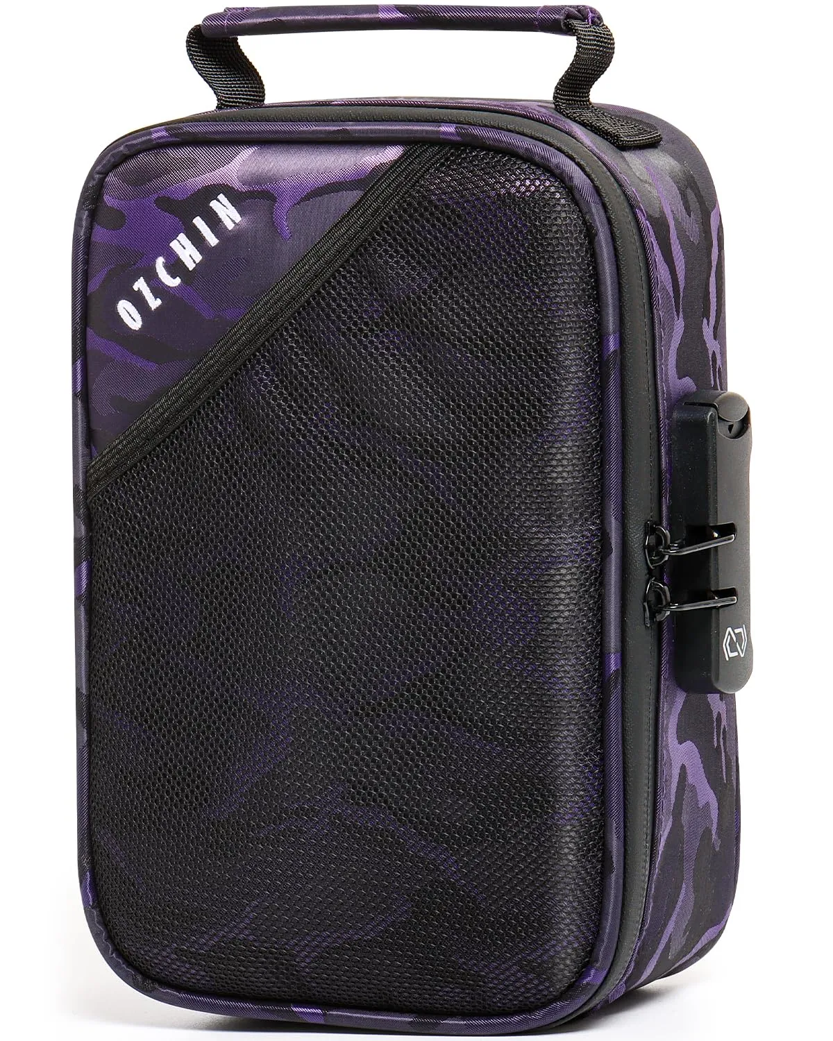 Ozchin Smell Proof Case with Combination Lock - 9.5" x 6" x 3.5" File Organizer & Medicine Lock Bag for Documents & Valuables Storage