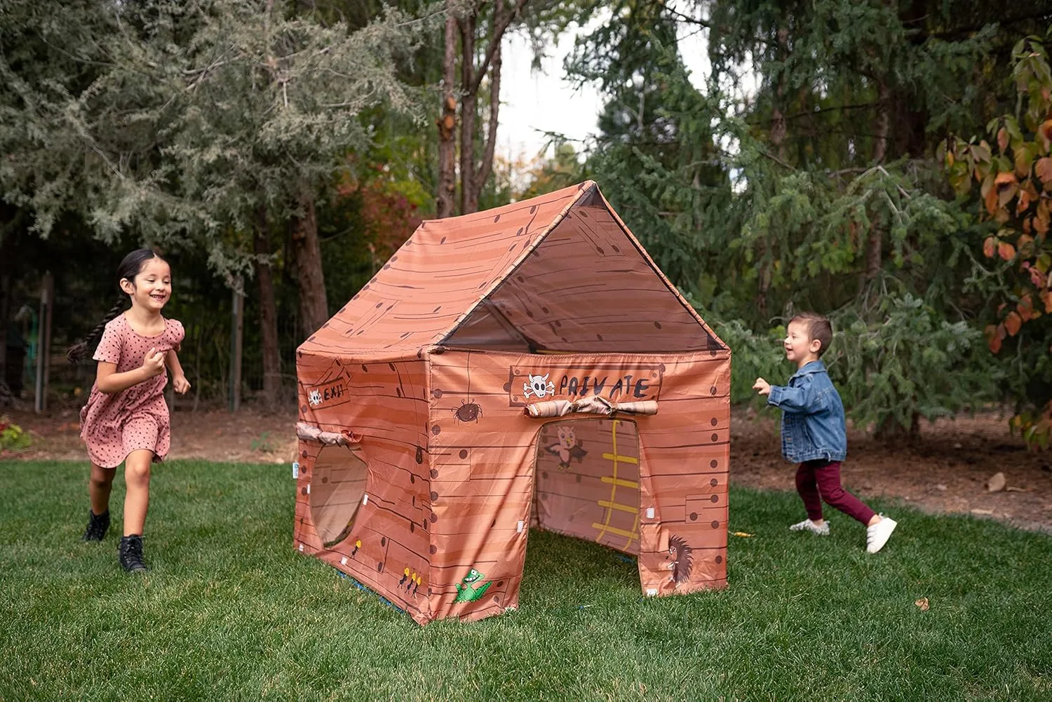 Pacific Play Tents 60801 Kids Club House Playhouse, 50" x 40" x 50" New Size