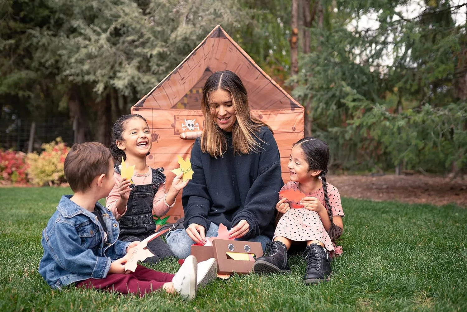 Pacific Play Tents 60801 Kids Club House Playhouse, 50" x 40" x 50" New Size