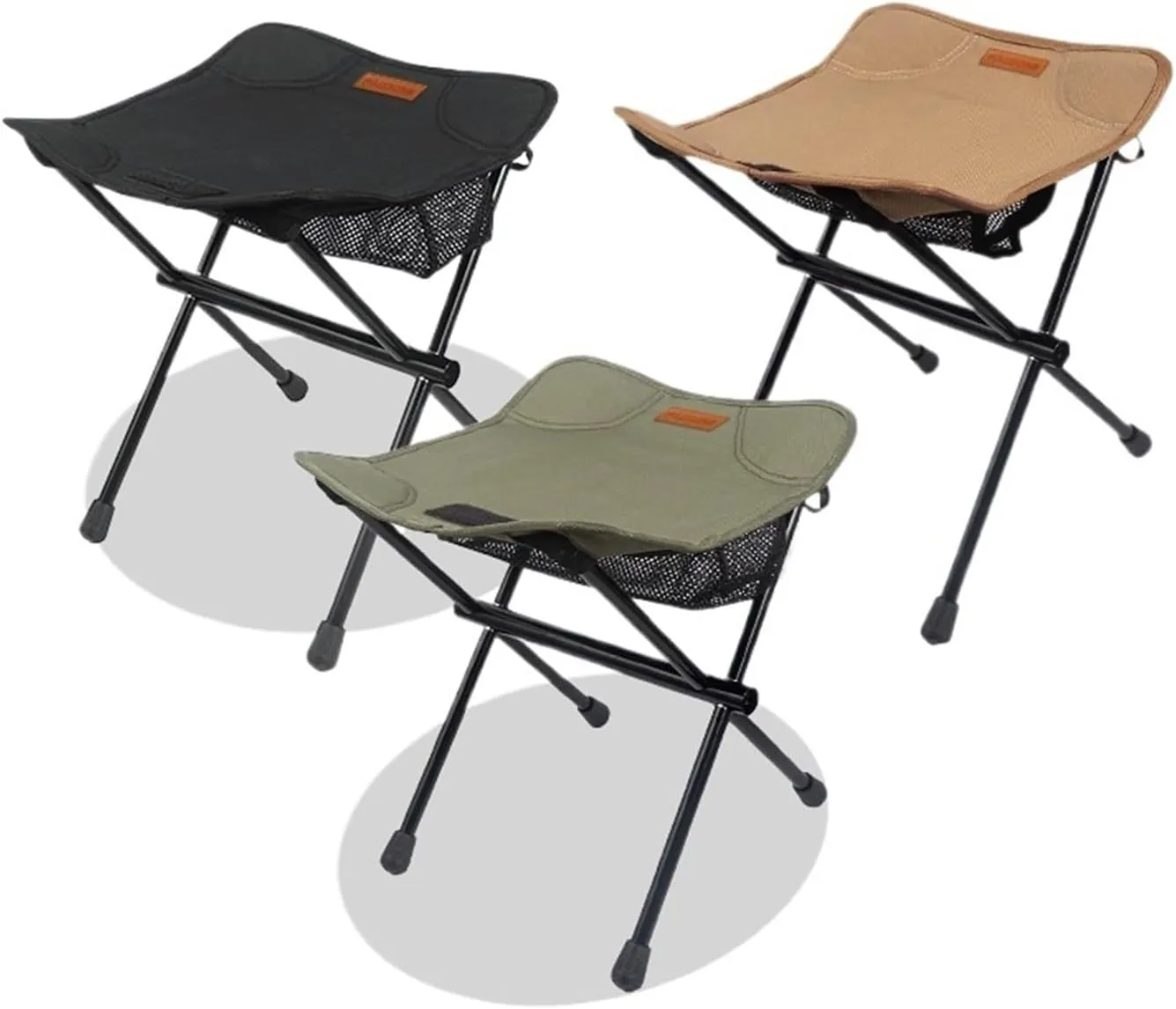 PACOONE Outdoor Portable Folding Stool Aluminum Alloy Minin Storage Chair Camping Fishing Chair Picnic Lightweight Furniture New