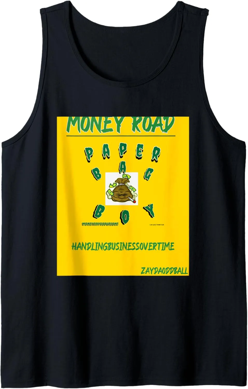 Paper Bag Boy Tank Top