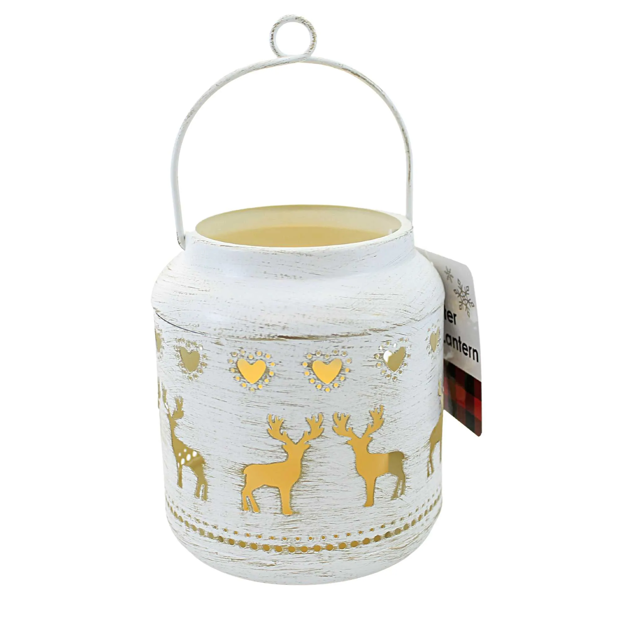 (Parent-Ge3062) Metal Winter Lantern
