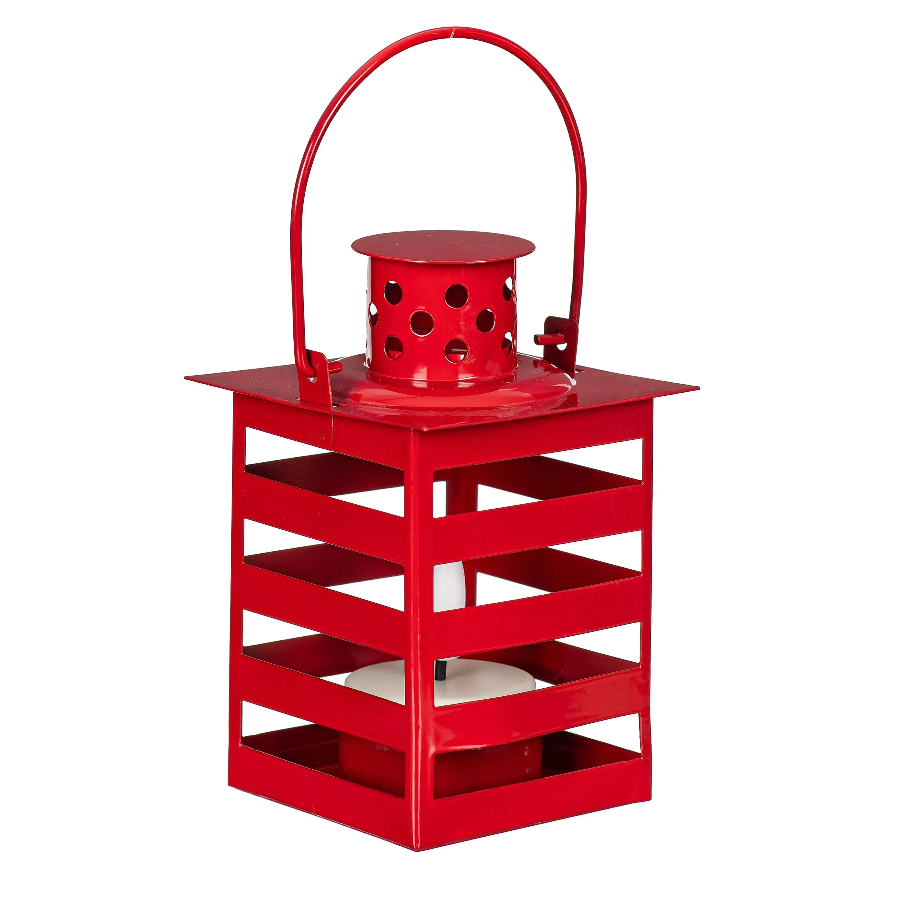 Patriotic Lantern Candle