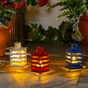 Patriotic Lantern Candle