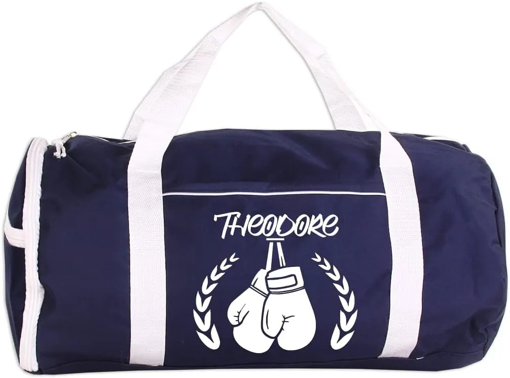 Personalized Sport/Gym Roll Duffel Bag - Boxing