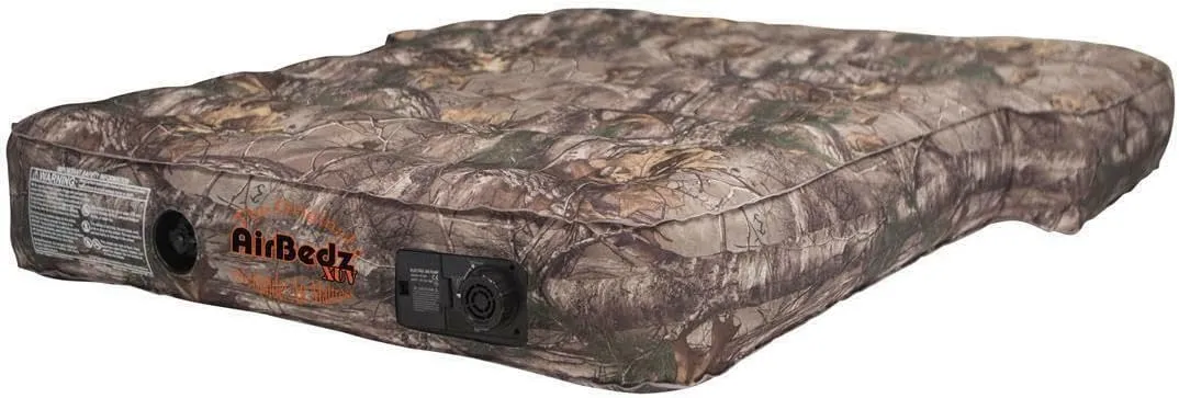Pittman Outdoors AirBedz Rear Seat Air Mattress for SUV & Crossovers, Built-in Air Pump, Storage Bag, Patch Kit,Camo, 66" L x 52" W x 10" H, One Size, Camouflage