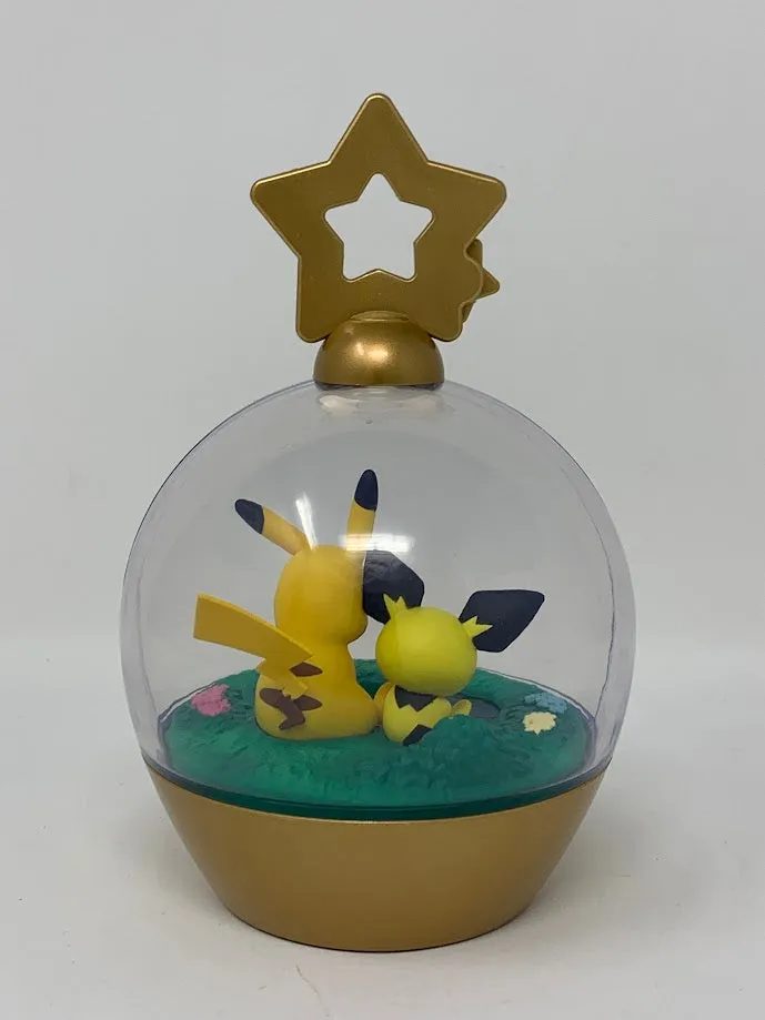 Pokemon Dome Light Figure Pikachu & Pichu SEGA