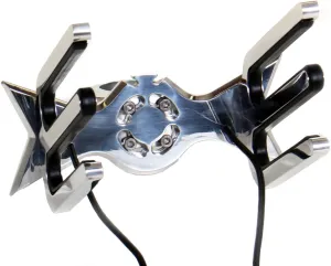 *Polished Aluminum* Vulcan Axe Wakeboard Tower Rack