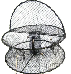 Promar 32" Collapsible Shrimp Pot - w/Hinged Tending Door