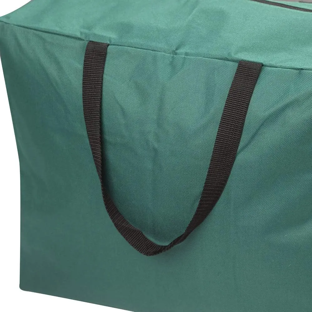 ProPik Christmas Ornaments Accessories Storage Bag Tear-proof Polyester Material 15” X 9.8” X 18.1” with Handles and Full Length Zipper (Green)