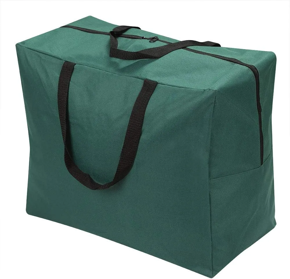 ProPik Christmas Ornaments Accessories Storage Bag Tear-proof Polyester Material 15” X 9.8” X 18.1” with Handles and Full Length Zipper (Green)