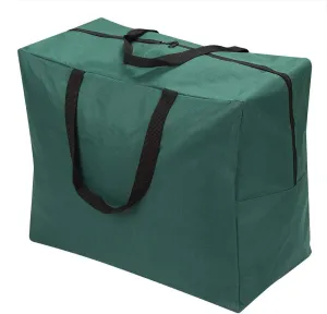 ProPik Christmas Ornaments Accessories Storage Bag Tear-proof Polyester Material 15” X 9.8” X 18.1” with Handles and Full Length Zipper (Green)