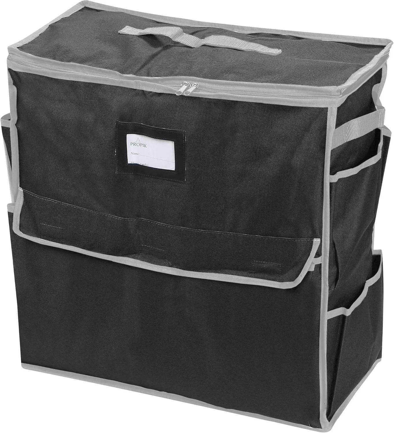 ProPik Unique Holiday Storage Organizer for Gift Bag and Wrapping Accessories (Black)