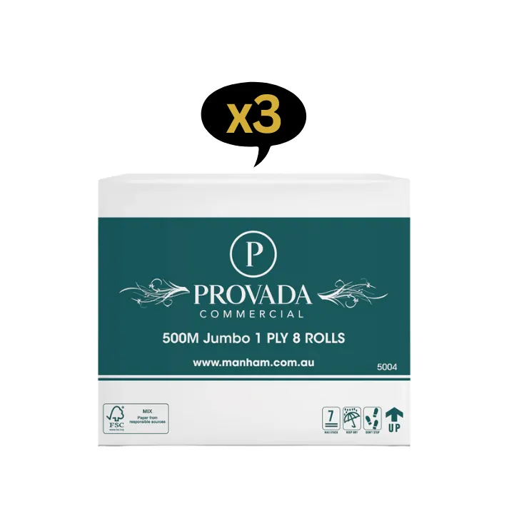 PROVADA Commercial Range 500M Jumbo Roll - Cleaning Supplies