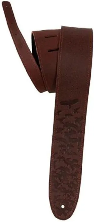 PRS Leather Bird Swarm Strap - Rust