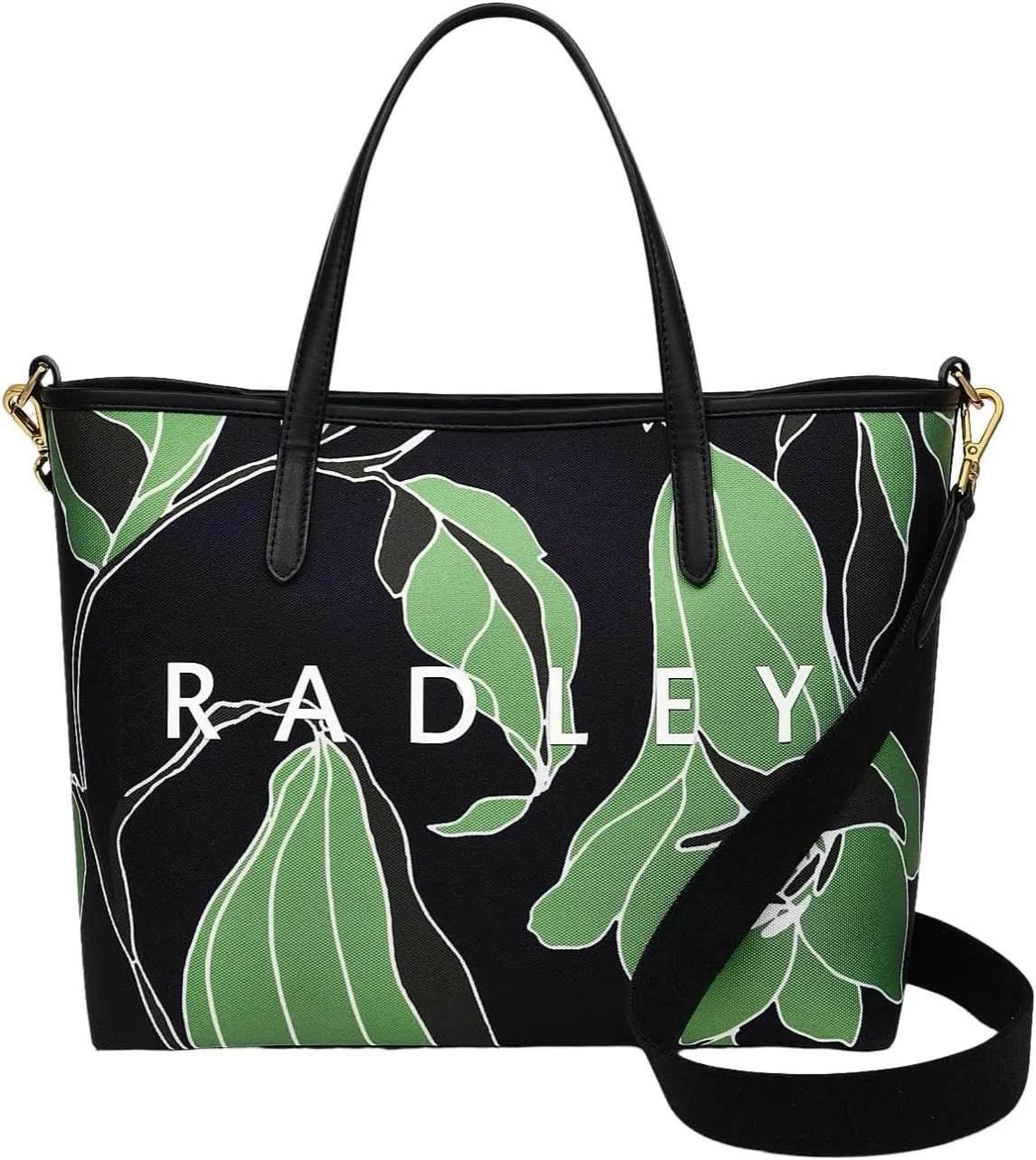 RADLEY London Southwell Gardens Medium Open Top Tote Bag (Black)