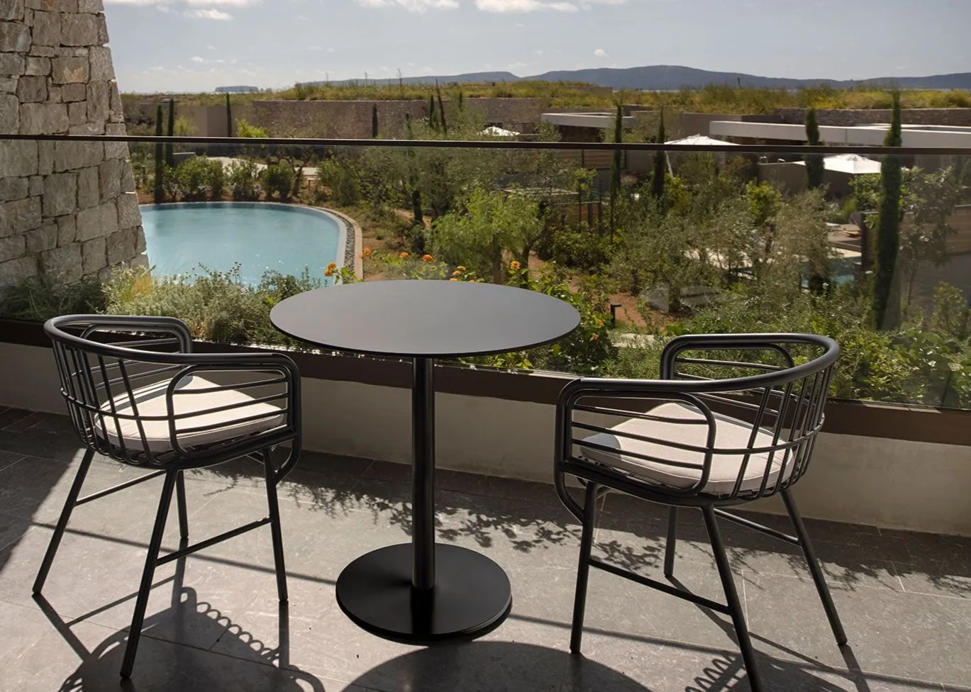 Raphia Aluminum Chair by Casamania