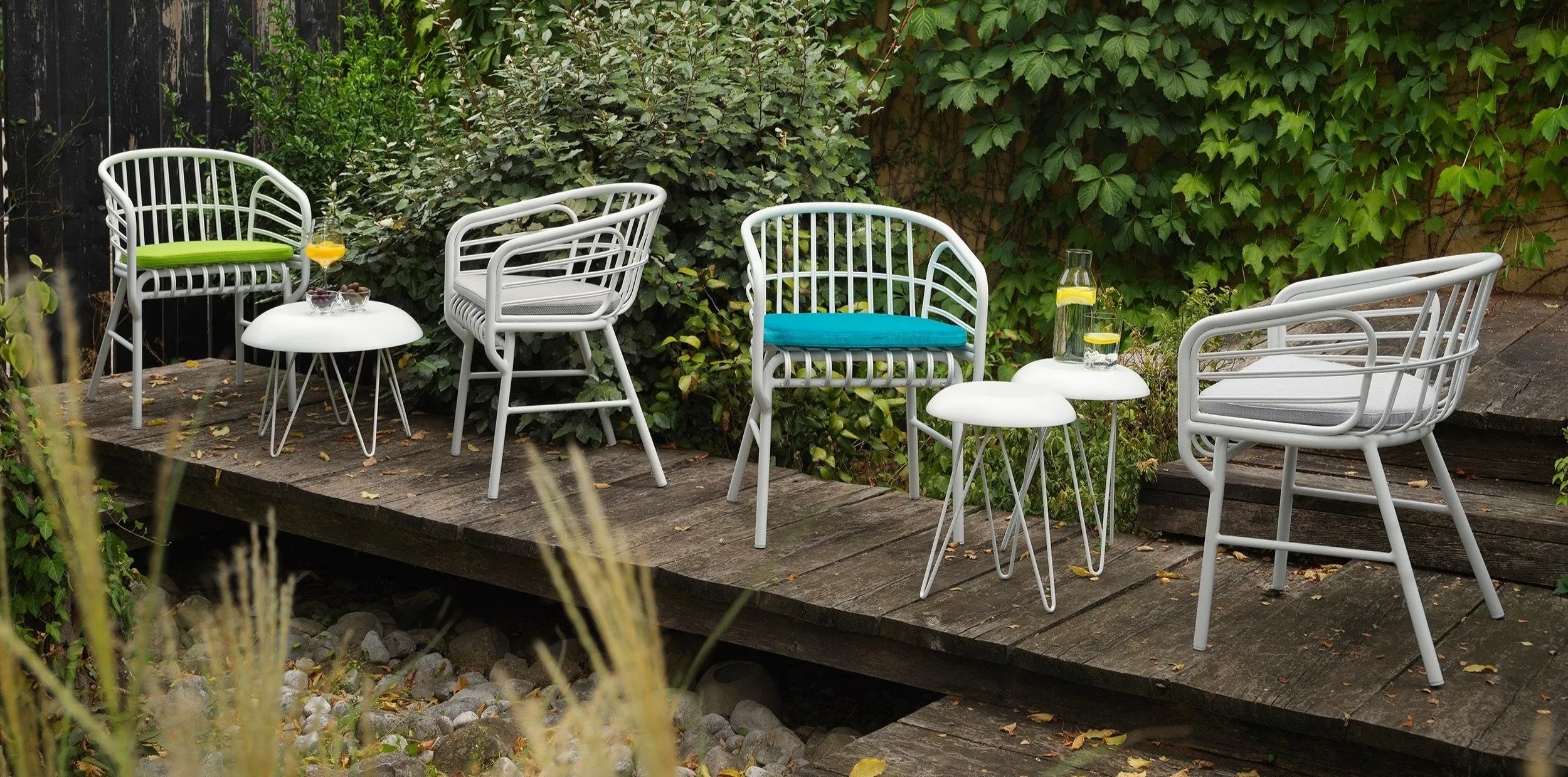 Raphia Aluminum Chair by Casamania
