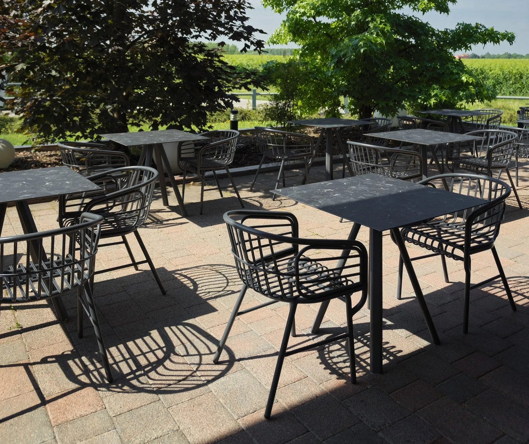 Raphia Aluminum Chair by Casamania