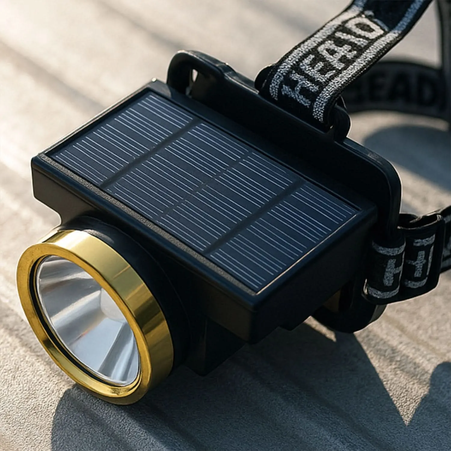 Rechargeable Solar Led Headlamp