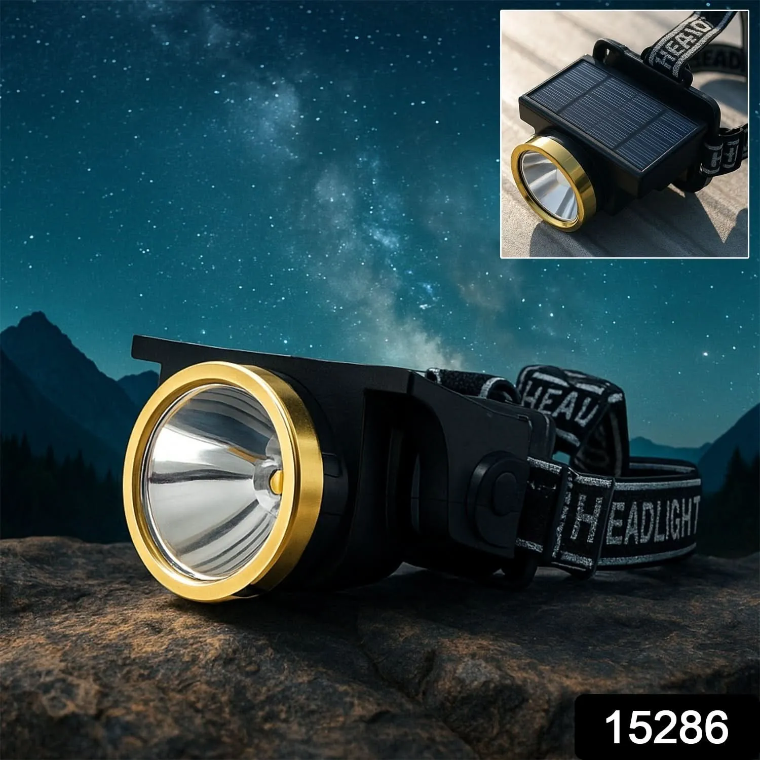 Rechargeable Solar Led Headlamp
