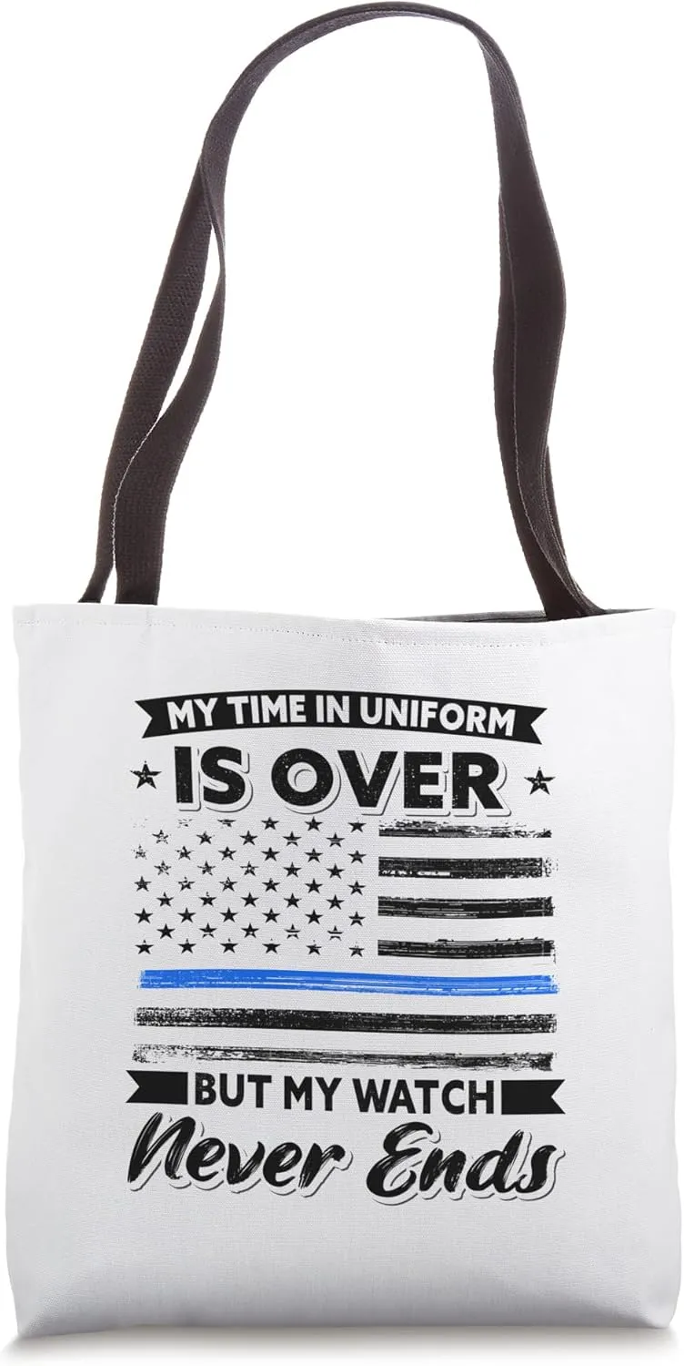 Retired Police Officer Design For Policeman - In Uniform Tote Bag