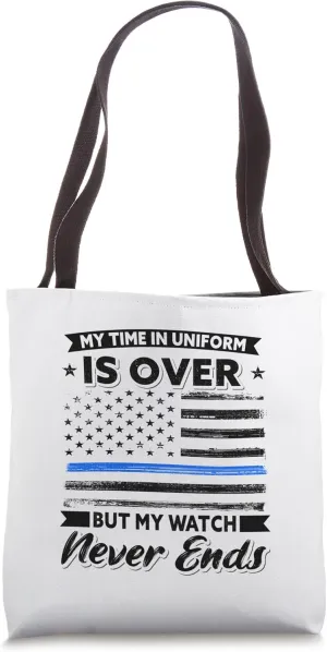 Retired Police Officer Design For Policeman - In Uniform Tote Bag