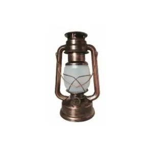 Retro Vintage Camping Hanging Lantern Battery LED Flame Warm Light