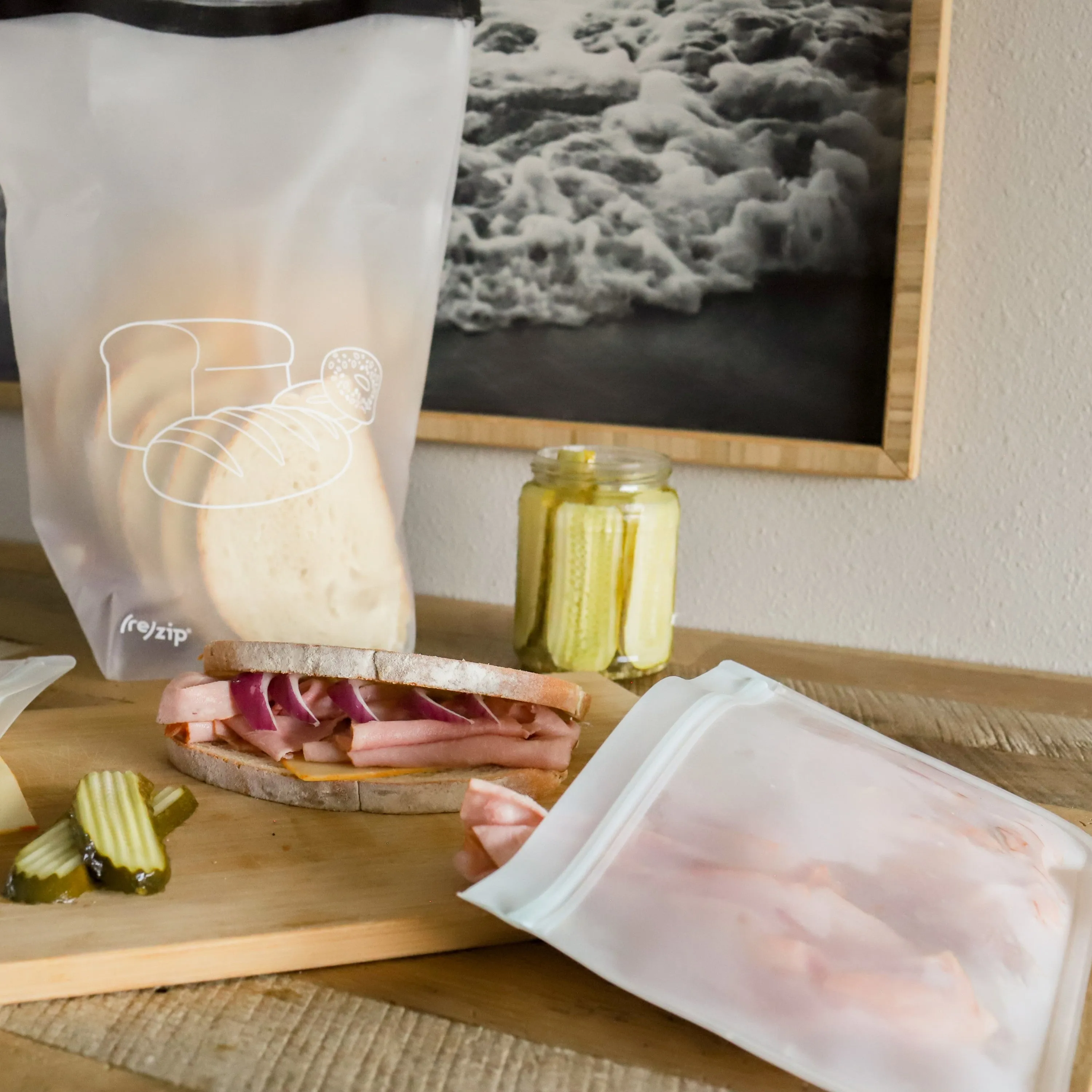 Reusable Bread & Pantry Roll Top Bag