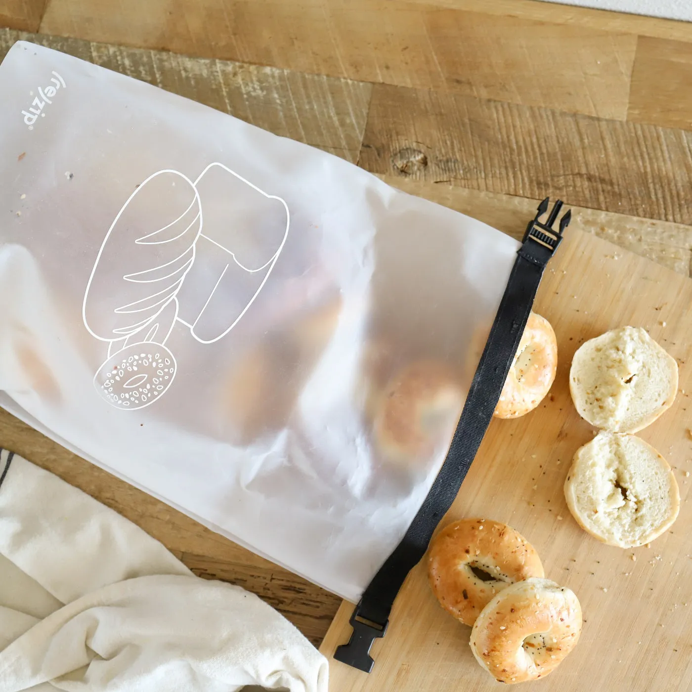 Reusable Bread & Pantry Roll Top Bag